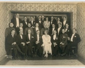 Joseph Rentmeesters picture 1 - group portrait - 1930s vintage photograph - artist portrait - paper ephemera