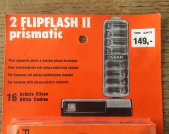 Flipflash II Prismatic Unopened Pack of Two 8 Flash Units, Osram