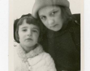 Original vintage photos of a girl&#39;s life in the late 20s and 30s - 38 family photos - black and white snapshots