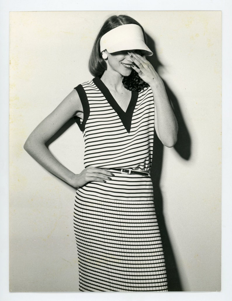 Vintage 1970s Fashion Photos by Claus Ohm for Nina Ricci Set of 3 Black ...
