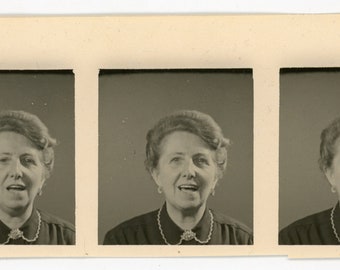 Vintage photo 'Judith VanderBeck' vernacular photos portrait, identified woman lady, sequence