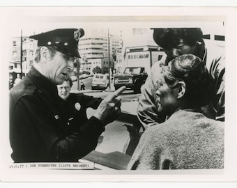 Joe Forrester - original vintage photo of Lloyd Bridges in charachter - still - scene from the 70s crime series- 70s TV cult -