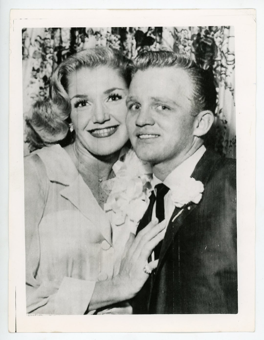 Vintage Photo Gary Crosby and His Wife Barbara, American
