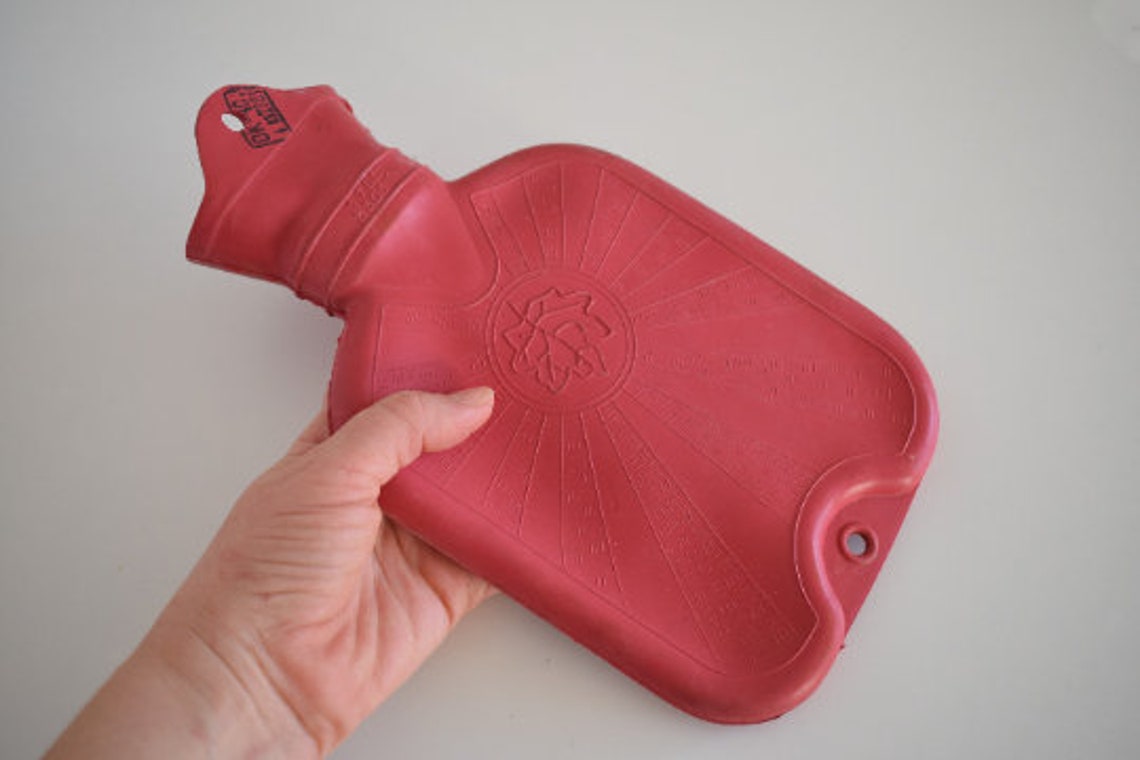 Vintage small soviet hot water bottle rubber hotwater bottle Etsy