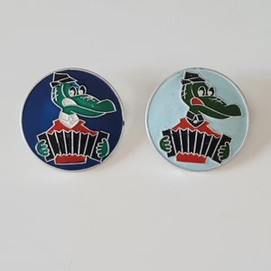 Radziecka odznaka vintage Gena krokodyl Radzieckie szpilki チェブラーシカ Rosyjska postać z kreskówki