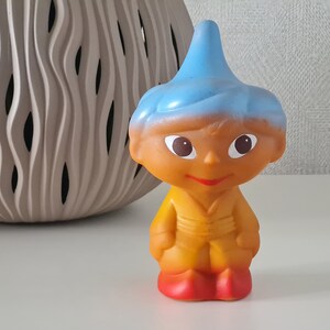 Soviet vintage rubber toy, Маленький Мук, USSR toy for the bath, cartoon character, Little Muck