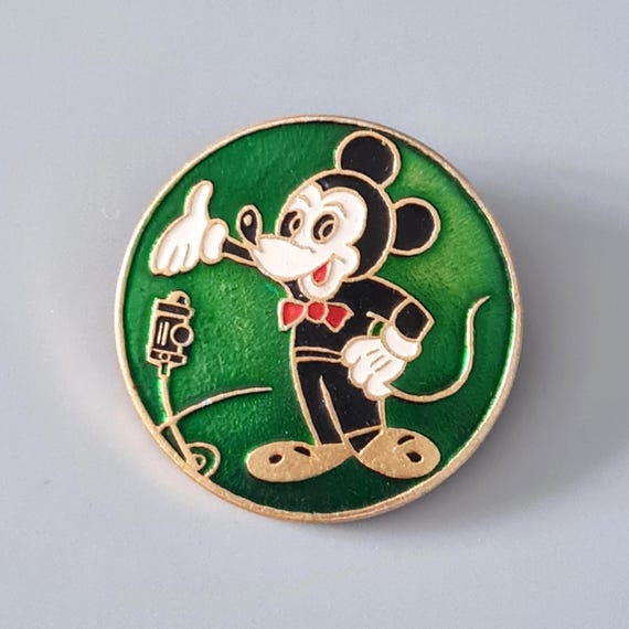 希少 60s~ Mickey Vintage Button Badge 希少 60s~ Mickey Vintage