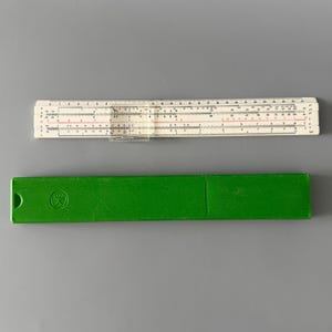 Vintage Soviet Slide Rule | Retro Engineering Calculator | Collectible Mathematical Instrument