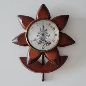 verkeer over Minimaal Vintage thermometer binnenthermometer buitenthermometer - Etsy België