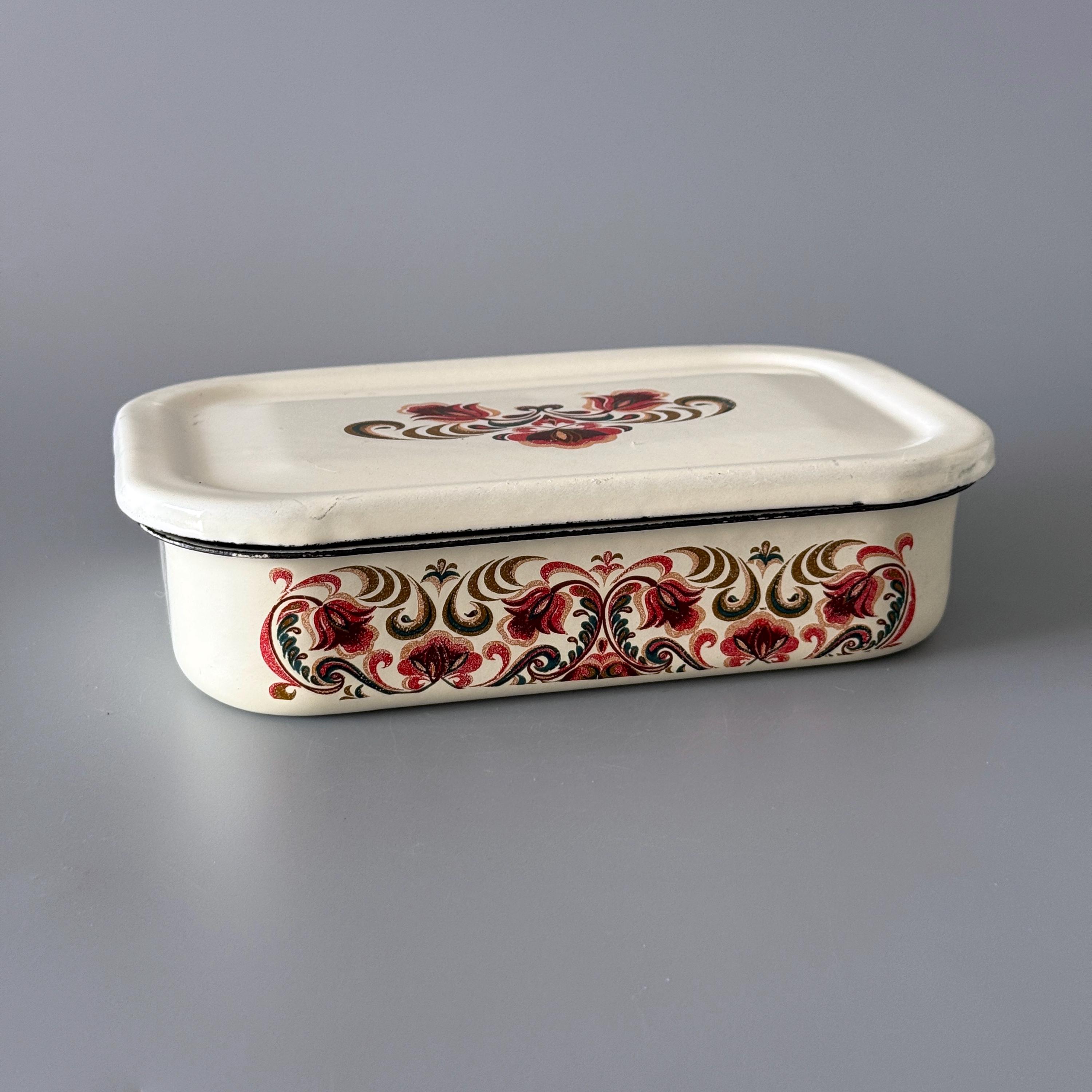 Servierplatte mit deckel
