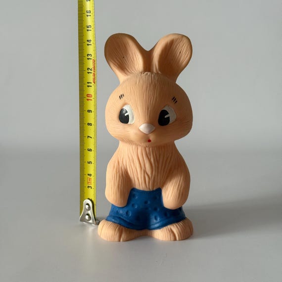 Vintage Soviet Rubber Bunny Toy – 1980s USSR Children's Toy - Etsy