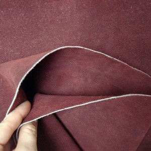 Suede leather, Natural material, Genuine leather, Vintage crafts, Suede fabric, Marsala