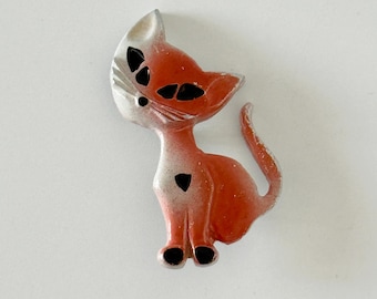 Vintage Soviet Fox Metal Pin – 1980s USSR Badge