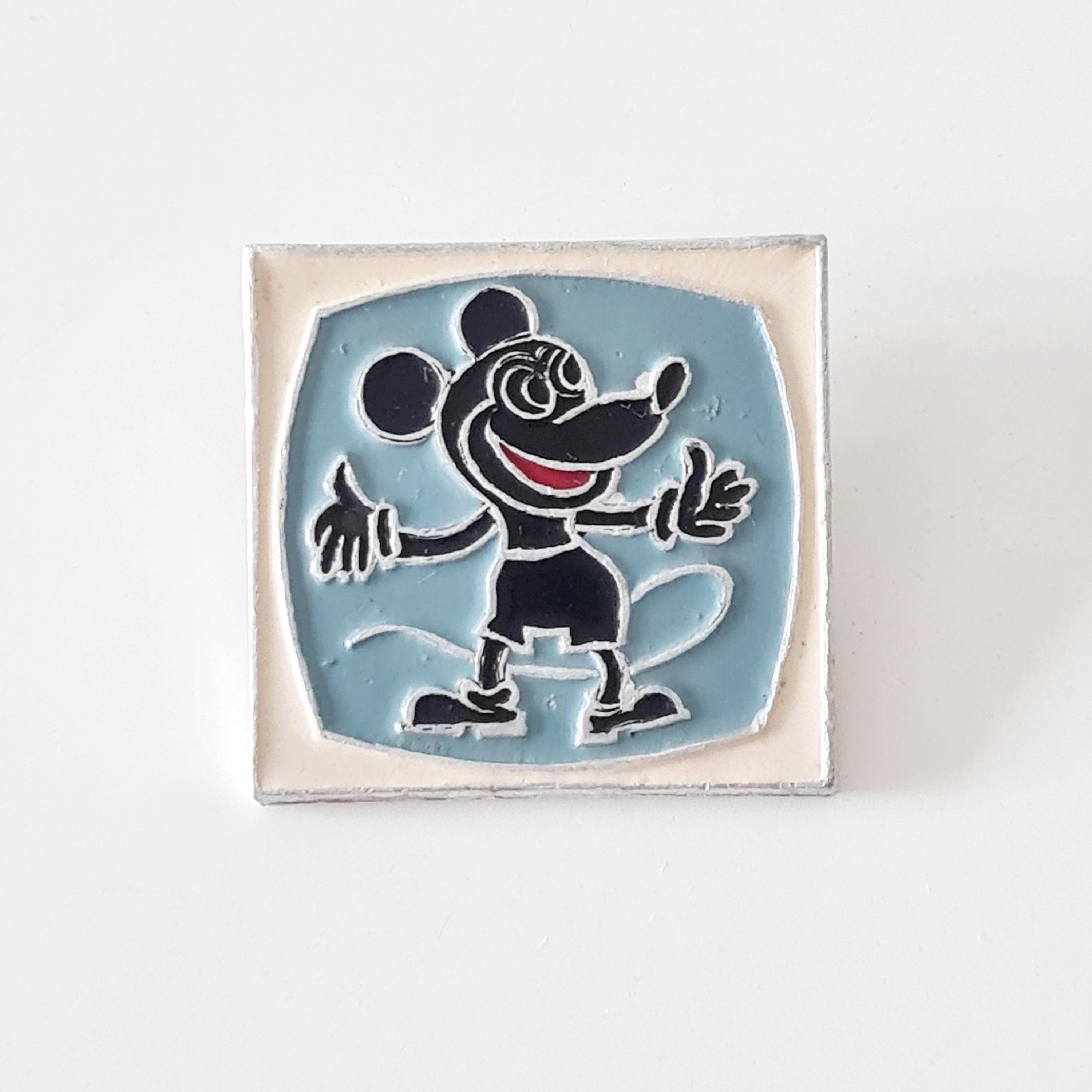 ソビエト ヴィンテージ バッジ マウス、子供用バッジ、エナメルピン