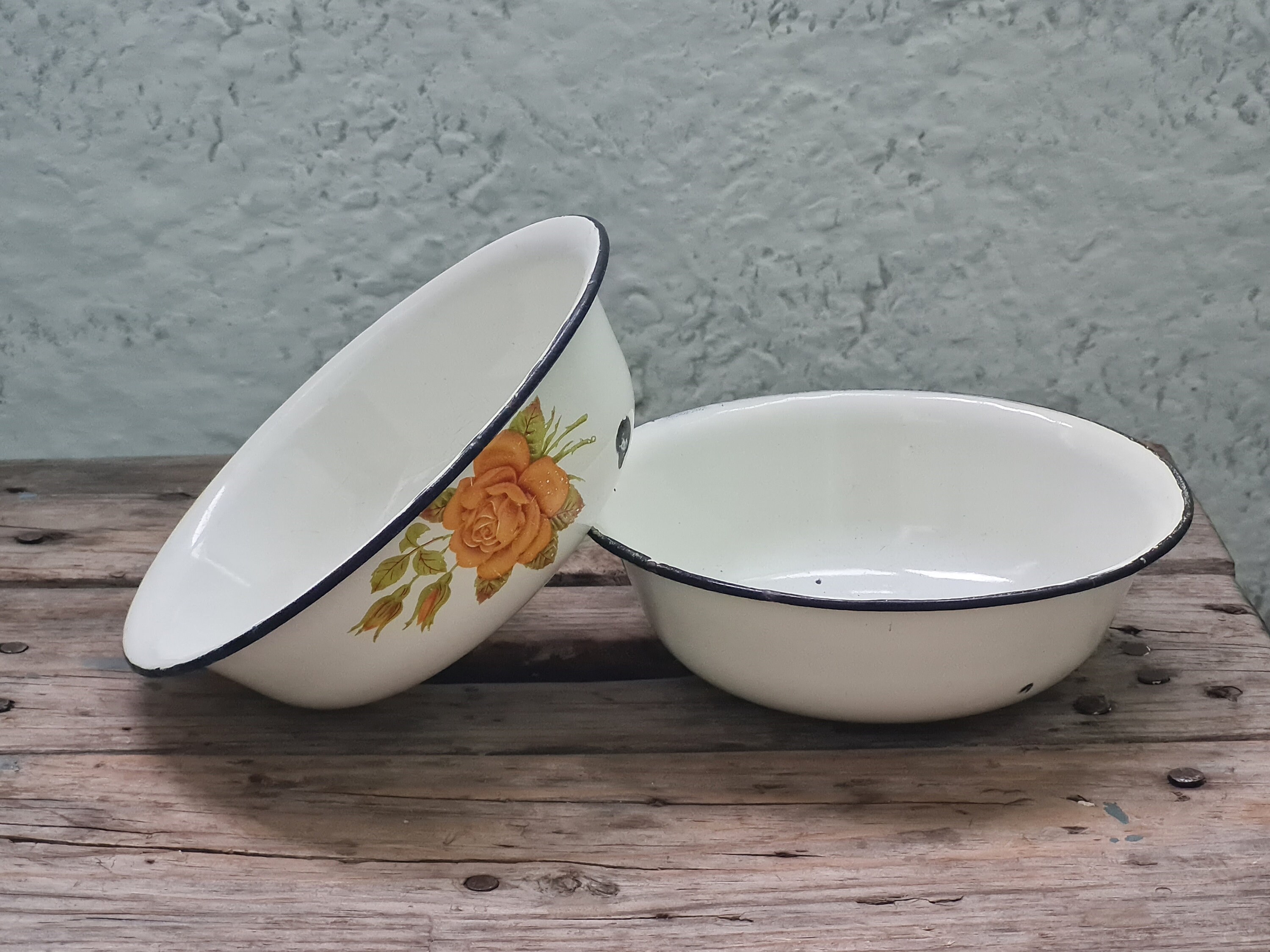Dining & Serving Kitchen & Dining camping bowl soviet vintage farmhouse