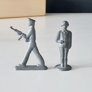 Soviet vintage tin soldiers, metal toys USSR, Collectibles, Soviet era, antique figurines soldiers, lead figures