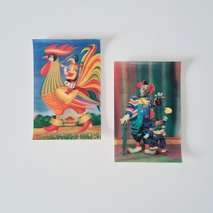 Paar russische 3D Taschenkalender / Taschenkalender