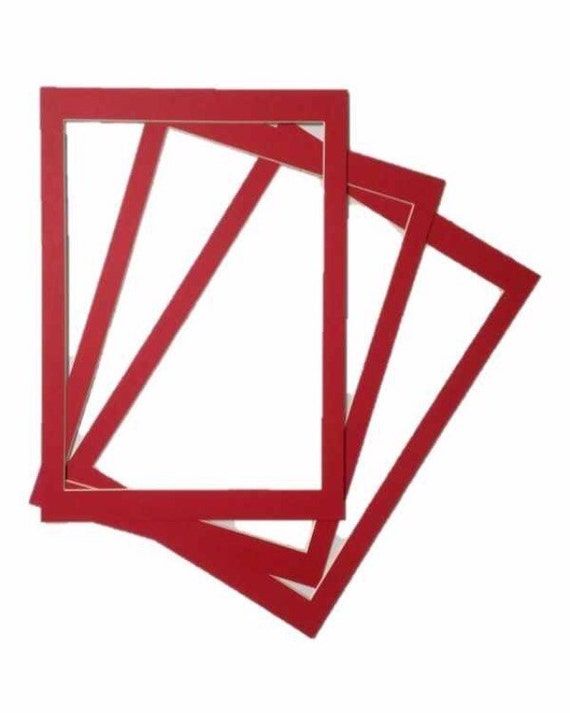 3 X A4 Cardboard Picture Framing Mount To Fit Vintage 7.5 X Etsy