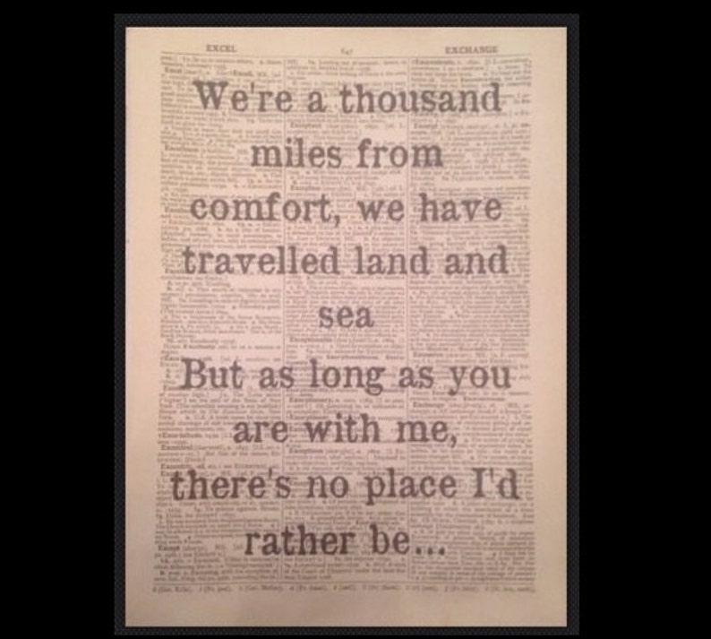 /'One Day Like This/' Elbow Lyrics Vintage Dictionary Page Wall Art Picture Print