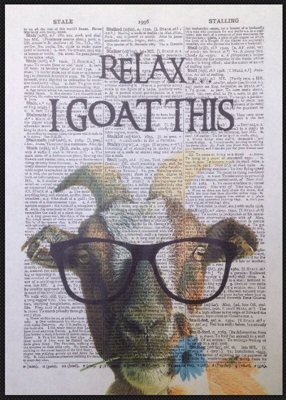 Goat Vintage Dictionary Print Page Wall Art Picture Print Etsy