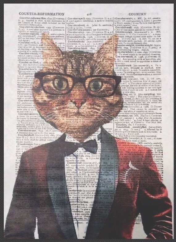 Squirrel Quote Vintage Dictionary Page Wall Art Picture Print Cute Love Animal