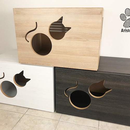 Litter Box Furniture Cat Furniture Athleticat Made in Etsy
