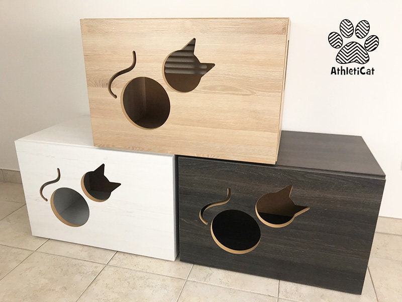 Stackable Cat Litter Boxes Etsy