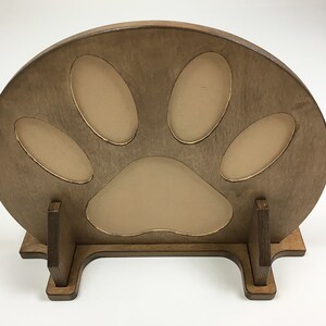 Round cat shelf with carved paw Cat furniture AthletiCat Made in Italy image 7