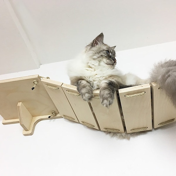 Tibetische Katzenbrücke Möbel für Katzen AthletiCat - Made in Italy