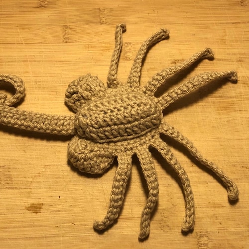 Crocheted Alien Facehugging Inspired Cat/ferret Toy catnip Etsy