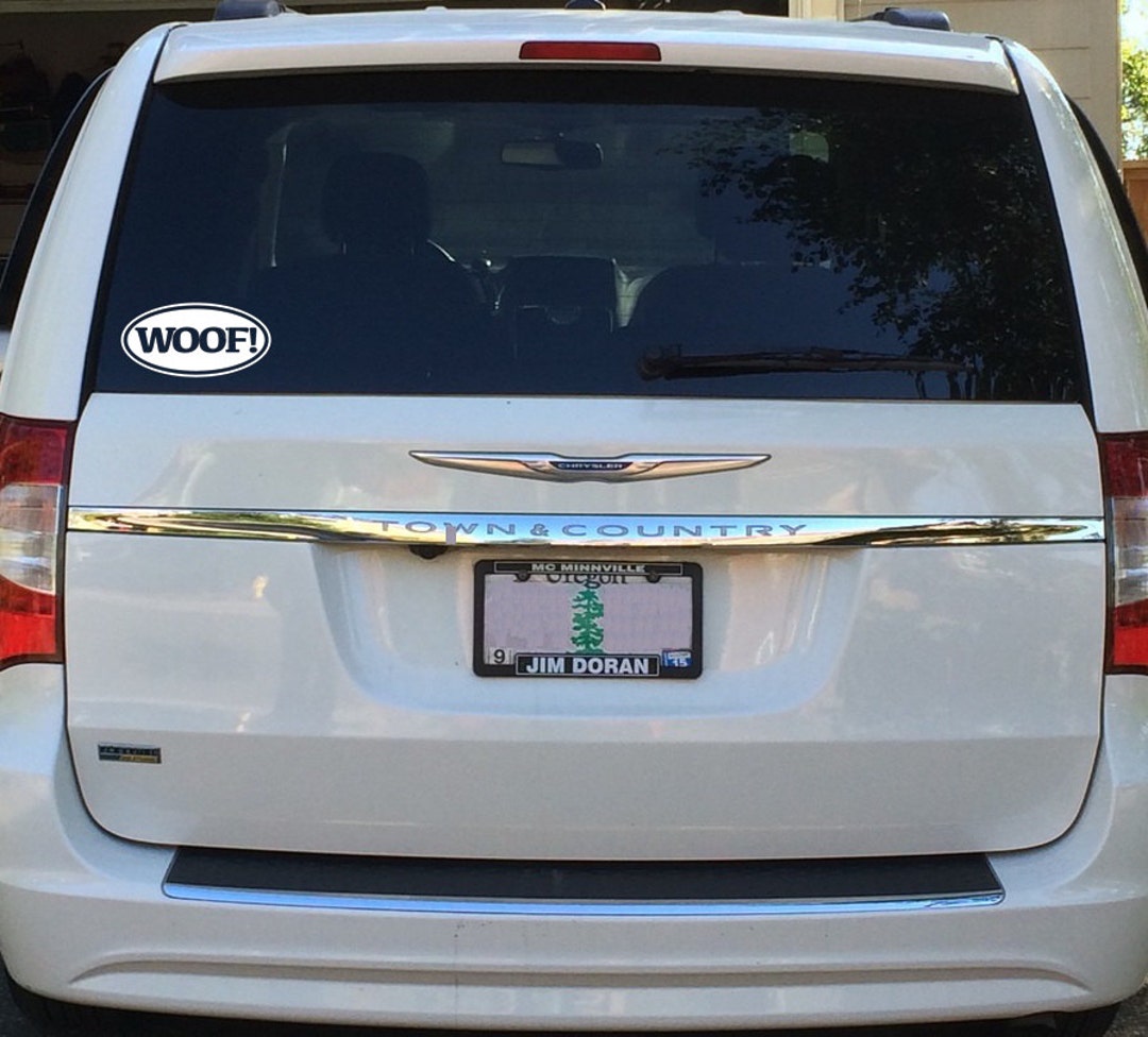 Wuff Sticker Woof Decal, Woof Stickers, Dog Decal, Dog Stickers, Car Decal, Car ...