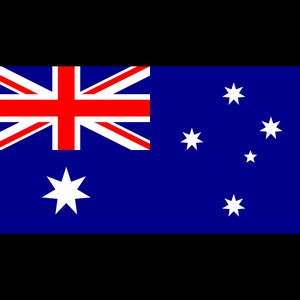 Australia Flag, Australian Flag, Aussie Flag, Car Window Decal, Bumper Sticker, Water Bottle, Tumbler, Tablet, Laptop, Waterproof, Vinyl