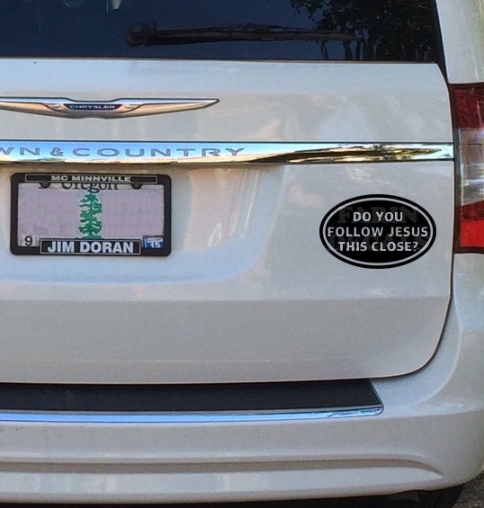 Jesus Christ, Car Window Decal, Religious Decals, Bumper Sticker, Macbook S...