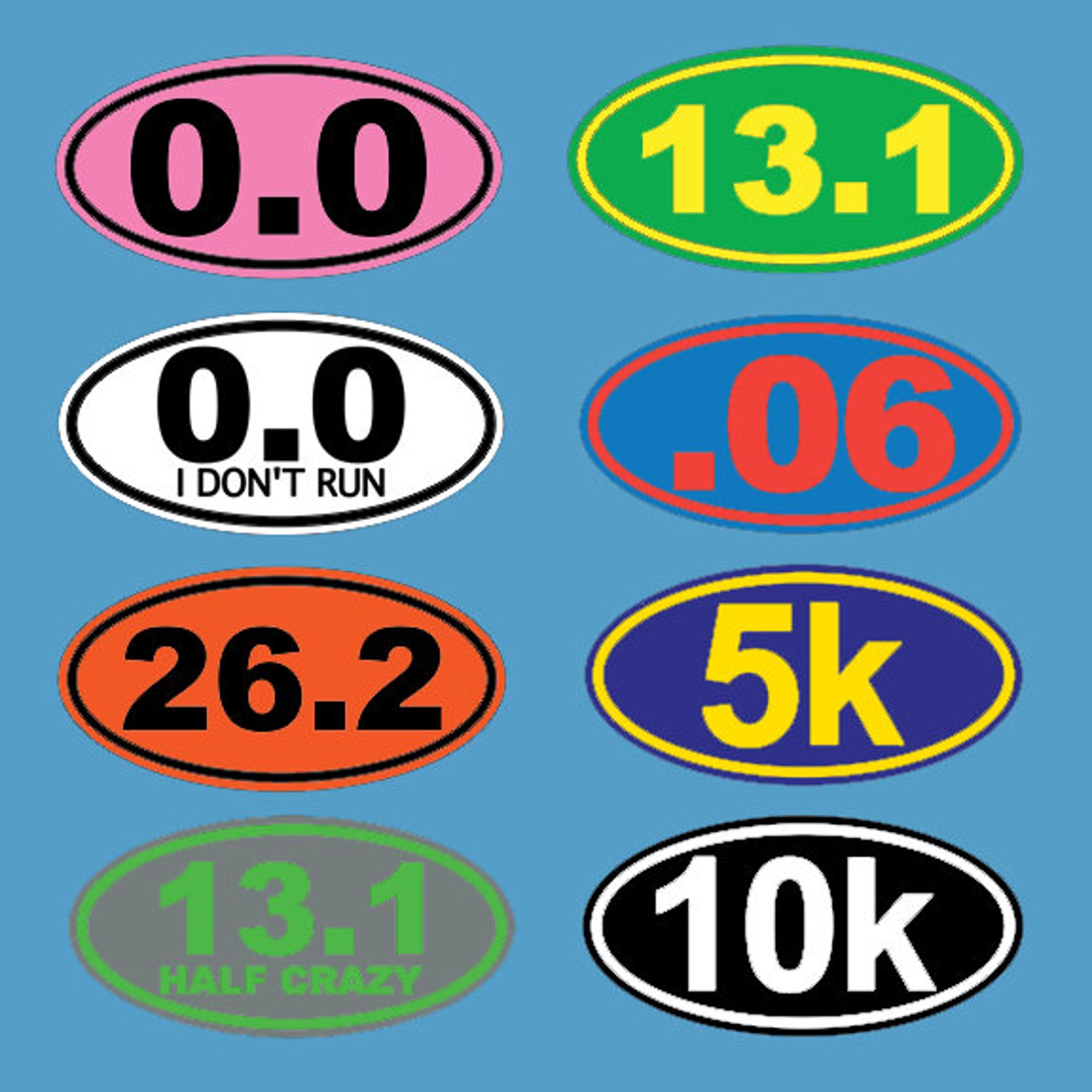 Custom Running Stickers Running Decal Car Decal Macbook Etsy