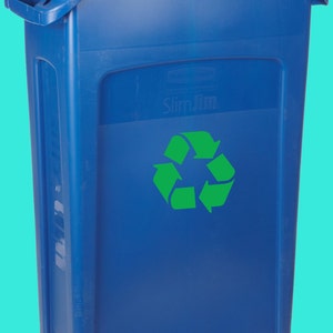 Large Recycle Decal, Recycle Sticker, Recycle Label, Recycle Logo, Recycle Bin, Recycle Bin Label