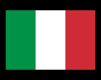 Italy 10 stickers set Italian flag decals bumper stiker car auto bike laptop 