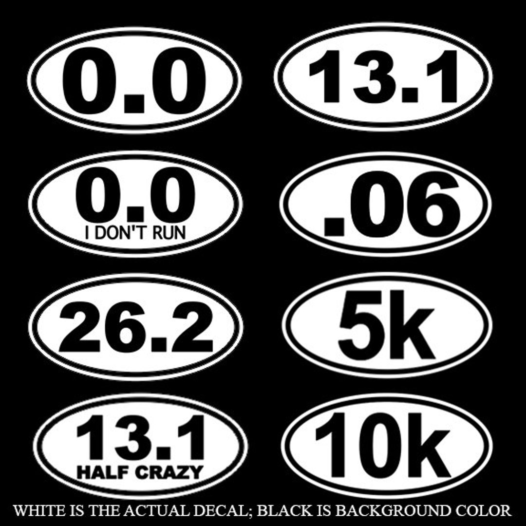 Running Decal, Running Gift, Laptop Sticker, Car Decal, MacBook Sticker ...