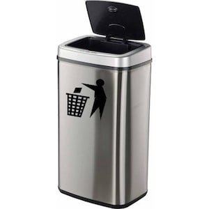 Trash Decal, Trash Stickers, Trash Can Decal, Trash Can Stickers, Throw Trash Away, Recycle, Recycling