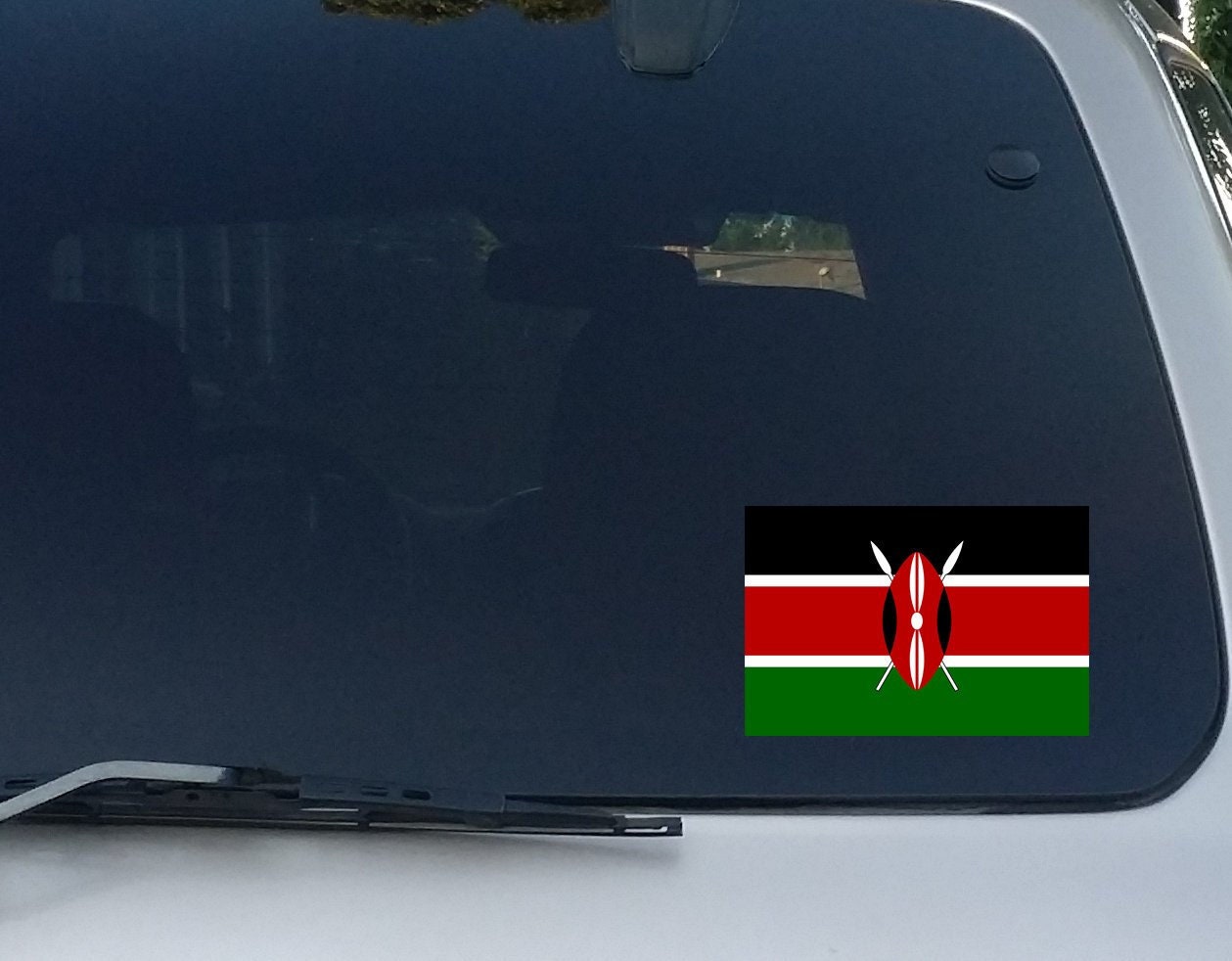 Kenyan Flag Kenya Flag Car DecalMacBook StickerCar Window Etsy