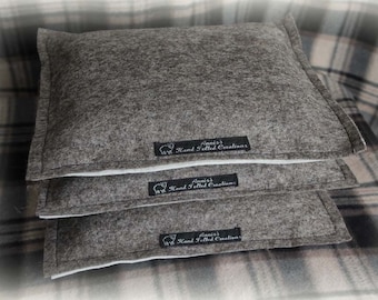 Needle Felting Cushion / Pad. 100% wool, handmade. large