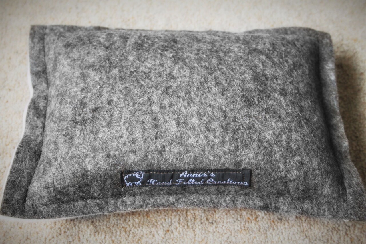 Needle felting Pad/cushion 100% wool, handmade ... Small size