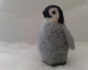 Needle Felting Kit .. Baby Penguins