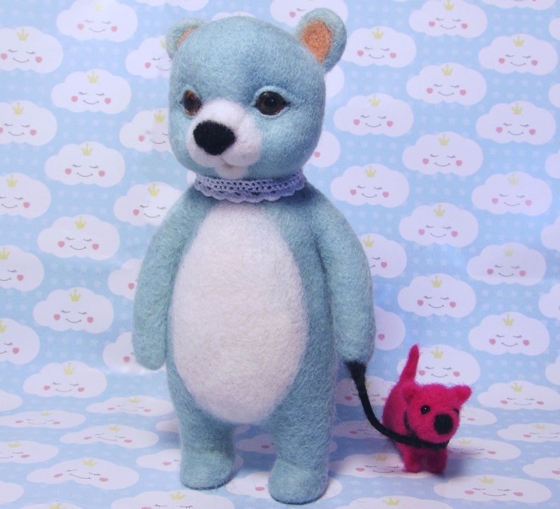 little blue teddy bear