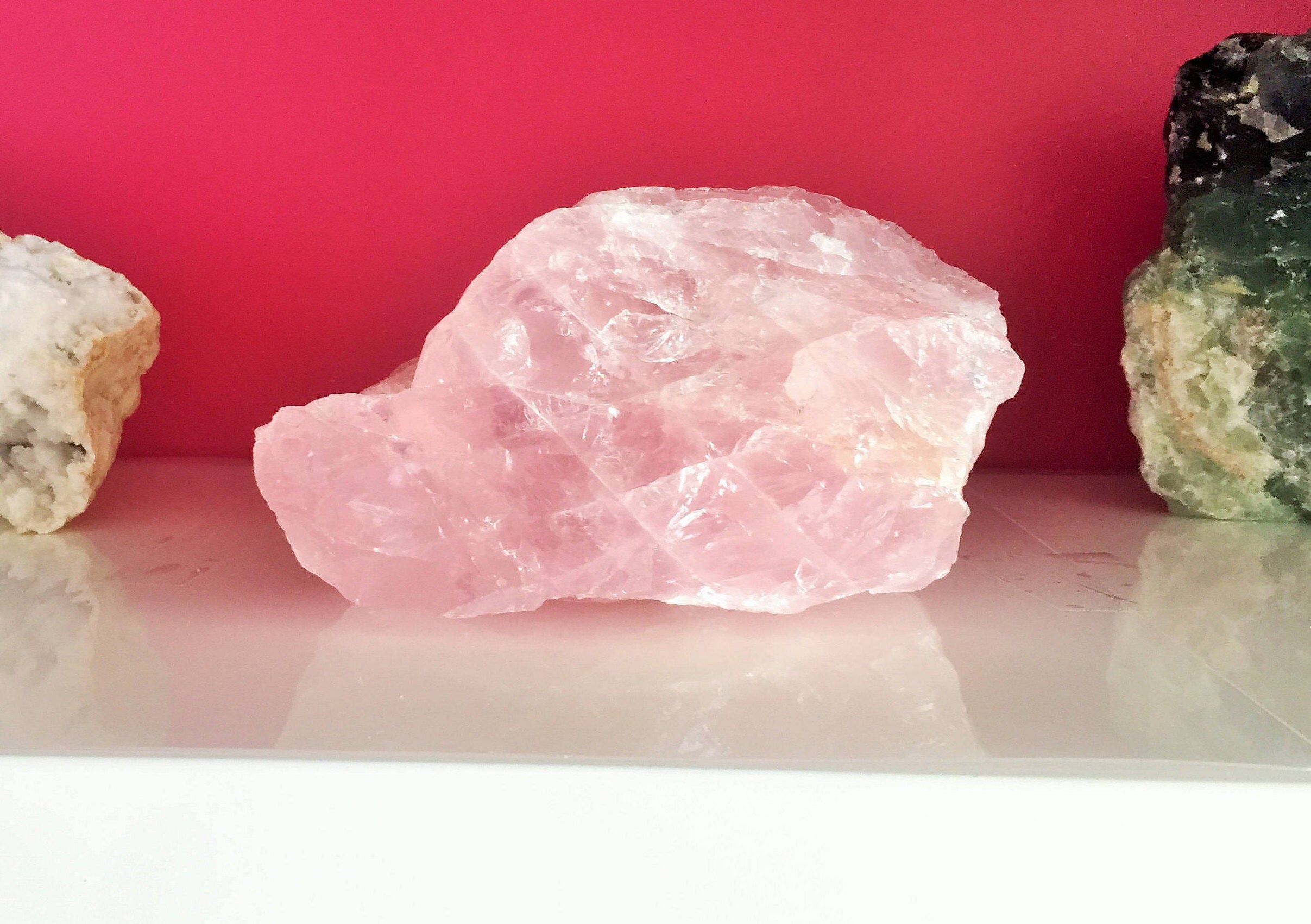 giant rose quartzcrystal