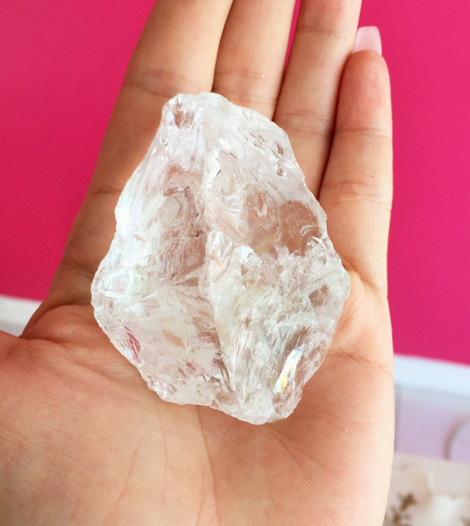 Clear Quartz Crystal charged w/ Reiki Raw Healing Stones Etsy