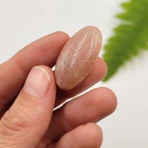 Flashy Peach Moonstone with Sunstone Cabochon. 100% Natural Mineral. Polished. High Quality Peach Moonstone Cabochon.