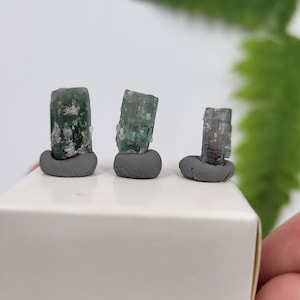 Blue Tourmaline with Pink Core Rod Set. 100% Natural Fomation. &quot;Cotton Candy&quot; Tourmaline. Afghanistan.