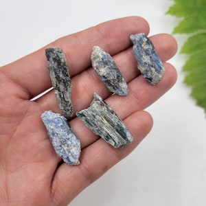 Blue Kyanite Set. 100% Natural Formations. Brazilian Blue Green Kyanite. Brazil.