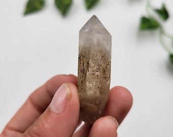 Nigerian Smoky Quartz Point: Raw Crystal Termination