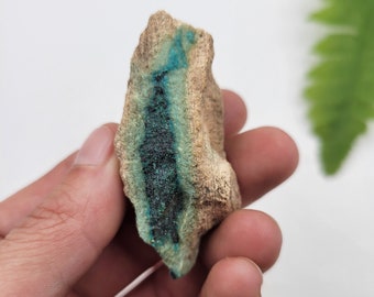 Watchung Sunrise. Copper Ore with Malachite & Chrysocolla. New Jersey Mineral. Raw Malachite and Chrysocolla.